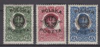 Pologne N° 108 / 110 Neufs Avec Charnière * - Unused Stamps