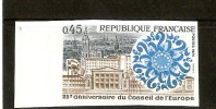 FRANCE 25me Anniversaire Du Conseil De L Europe  Non Dentelé N*1792  ( ** ) - Zonder Classificatie