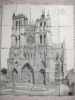 Thème Puzzle  De..20 CP.        80  Cathédrale D'Amiens        ( Voir Scan  Et/ou Description) - Andere & Zonder Classificatie