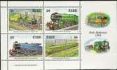 Ireland 1984 150th Anni Of Irish Railways Stamps S/s Train - Ungebraucht