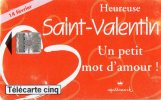 TELECARTE   HALL MARk St-valentin    (Gn 276) - 5 Eenheden