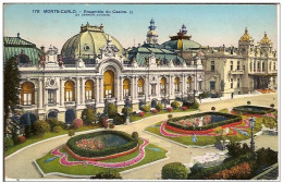 MONTE-CARLO ENSEMBLE DU CASINO-architecte Garnier - Spielbank