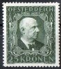 Austria 1922 Musicians - Composers 25 K Bruckner MH  SG 523 - Unused Stamps
