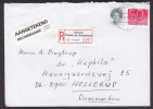 Netherlands Aangetekend Registered Recommandée GOUDA Vroom En Dreesmann 1991 Cover To Denmark - Storia Postale