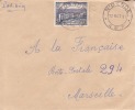 MARCOPHILIE - NDENDE ( Petit Bureau ) GABON - 1957 - COLONIES - A.E.F - N°234 - AVION - LETTRE - Other & Unclassified