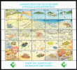 Palau Scott #246 MNH Sheetlet Of 25 25c Lagoon Life In The Palau Islands - Palau