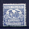 1928 - Regno -  Italia - Italy -  Recapito Autorizzato - Sass. N. 1 - Mi 1A - LH  (B2106...) - Otros & Sin Clasificación