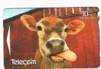 NUOVA ZELANDA - NEW ZEALAND - TELECOM (GPT) - 1998 FARMYARD FRIENDS: COW  (code 481CO)   - USED -  RIF. 3687 - Mucche