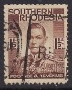 Southern Rhodesia 1937 KGV1 1 1/2d Brown Used SG 42 ( 900 ) - Zuid-Rhodesië (...-1964)