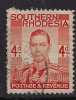 SOUTHERN RHODESIA 1937 KGV1  4d USED STAMP SG 43 (844) - Southern Rhodesia (...-1964)