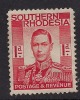 Southern Rhodesia 1937 KGV1 1d Scarlet MM  SG 41 ( A112 ) - Rodesia Del Sur (...-1964)