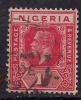 Nigeria 1921 - 32 KGV 1d Red Used Stamp ( E93 ) - Nigeria (...-1960)