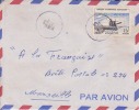 AFRIQUE OCCIDENTALE FRANCAISE - 1957 - COLONIE - RICHARD TOLL AU SENEGAL - CAD MANQUE - LETTRE PAR AVION - Storia Postale