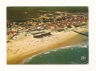 Cp, 40, Mimizan-Plage, Vue Générale Sur La Grande Plage Nord, Au Fond, Le Courant, Voyagée 1977 - Mimizan Plage