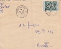 GRAND BASSAM - COTE D´IVOIRE - 1957 - COLONIES FRANCAISES - LETTRE - MARCOPHILIE - Covers & Documents