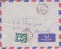 Nzérékoré Guinée Forestière Guinéa Afrique Colonie Française Lettre Par Avion Pour Marseille Marcophilie - Covers & Documents