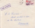 Guinée Guinéa Afrique Colonie Française Lettre Par Avion Pour Marseille Marcophilie - Lettres & Documents