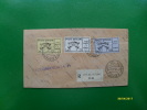 STORIA POSTALE  Lettera RACCOMANDATA Affrancata Serie Vacante 1958 N.3 Valori - Brieven En Documenten