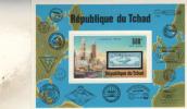 ZEPPELIN  TCHAD  TIMBRES PHILATELIE   BLOC FEUILLET - Zeppelin