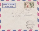 Moundou Tchad  Afrique Colonie Française Lettre Par Avion Pour Marseille Marcophilie - Lettres & Documents