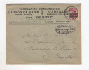 794/17 -  BELGIQUE ABEILLES - Lettre TP Germania LUTTICH 1915 - Entete Assurances L´Abeille Et L'Union De Paris - Abeilles