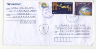 Mailed Letter With Stamps Space 1993 From Kazakhstan To Bulgaria - Asien