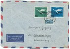 Allemagne - 82 Et 83 Sur Lettre Par Avion, Avec Timbre De Berlin, TB - Storia Postale