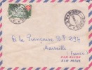 MARCOPHILIE - PORT GENTIL - GABON - 1957 - COLONIES - A.E.F - N°237 - AVION - LETTRE - Andere & Zonder Classificatie