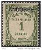 Andorra Andorre 1932 Taxe 1c Oliv, Mi 9, MH(*) - Unused Stamps