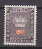 Q2581 - LIECHTENSTEIN SERVICE Yv N°56 ** - Dienstzegels