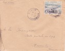 Cameroun,Djoum Le 24/09/1957 > France,colonies,lettre,po Nt Sur Le Wouri à Douala,15f N°301 - Cartas & Documentos