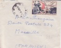 BOUAR - TCHAD - 1954 - Afrique - Colonies Francaises - Avion - Lettre - Marcophilie - Autres & Non Classés