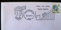 ETATS UNIS:  Oblitération Speciale "MINERAUX " Sur Enveloppe  13/09/1986 ROCKVALE - Minerals