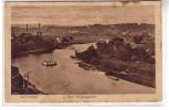 Allemagne - HATTINGEN - Ruhr Mit Badeanstalt - Bateaux Au Milieu Du Fleuve  , Cheminées D'usines à Gauche - Hattingen