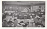 New York City NY, Pine Bar In Belmont Plaza Hotel, On C1930s/40s Vintage Postcard - Cafes, Hotels & Restaurants