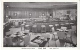 New York City NY, Pine Bar In Belmont Plaza Hotel, On C1930s/40s Vintage Postcard - Bars, Hotels & Restaurants