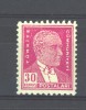 Turquie  -  1950  :  Yv  1118  *     Dentelé 10 X 12 - Ungebraucht