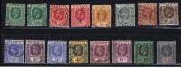 NIGERIA  Wmk Multi Crown & Script CA   16 Different To 2/6  Used  See List In Descrption  Total CV  £135 - Nigeria (...-1960)