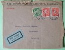 Sweden 1934 Cover Stockholm To Bristol UK - Gustaf V Lion - Cartas & Documentos