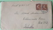Sweden 1938 Cover Halland To USA - Gustaf V - Covers & Documents