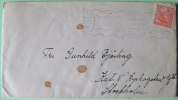 Sweden 1944 Cover Boden To Stockholm - Gustaf V - Lettres & Documents