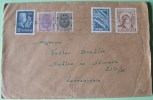 Sweden 1955 Cover To Czech - Telephone Phone Saint Bridget - Religion - Per Atterbom Poet Writter - Arms 1911 - Lettres & Documents