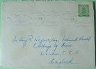 Sweden 1956 Cover To London England UK - Coat Of Arms - Storia Postale