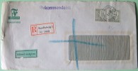 Sweden 1955 Registered Cover From Sundbyberg - Gustaf VI - Cancels On Back - Covers & Documents