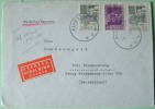 Sweden 1960 Cover To Germany - World Refugee Year - Faces Races - Anders Zorn Painter Artist - Cancel On Back - Cartas & Documentos