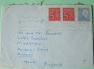 Sweden 1961 Cover To England UK - Gustaf VI Numerals - Lettres & Documents