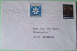 Sweden 1975 Cover To Stockholm - Chariot Of The Sun - Horse - Flower Label - Cartas & Documentos