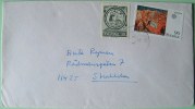 Sweden 1975 Cover To Stockholm - Europa New Year - Man Fighting Bears - Cartas & Documentos