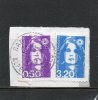 FRANCE   2 Timbres 0,50 + 3,20 Frs   Année 1990   Y&T: 2619 Et 2623  (sur Fragment) - 1989-1996 Marianne Du Bicentenaire