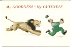 CPSM PUBLICITE GUINNESS My Goodness LION Irlande - Lions